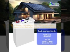 RPT-Piller LifePo4 Pil 51.2V 5.12kWh/10kWh Lityum Pil Güneş Enerjisi Depolama Sistemi için Lityum Pil Paketi